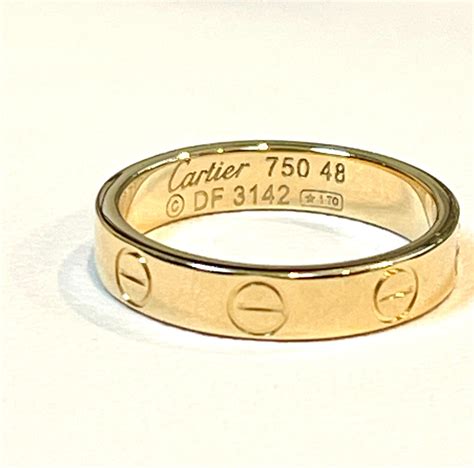 cartier men love ring|cartier 750 ring 52833a worth.